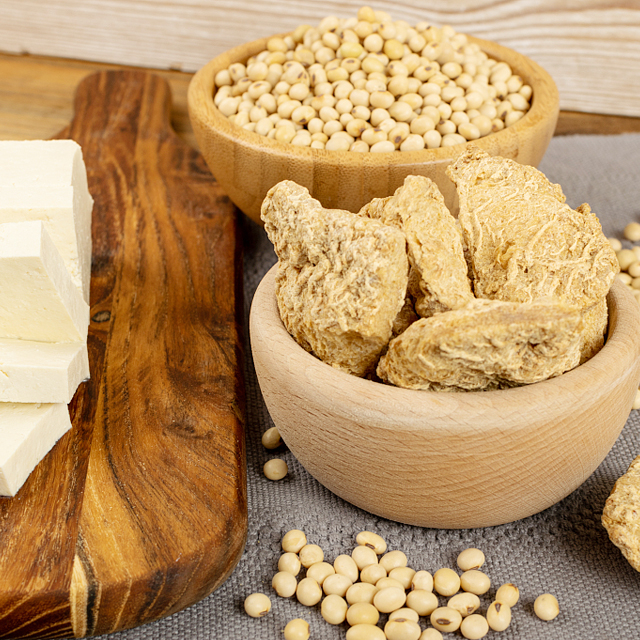  خط إنتاج بروتين الصويا النباتي المحكم/الألياف